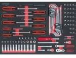 SCS 1/4 Steckschl&uuml;ssel-Satz 95 Teile Einlage ganze Schubfl&auml;che. KS Tools 56715549