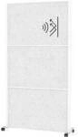 Maul Stellwand Hellgrau Vlies 9611102