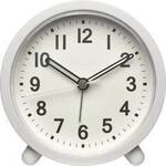 TFA Dostmann 60.1043.02 Quarz Wecker Wei&szlig; Alarmzeiten 1 Leisegang-Uhrwerk