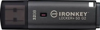 KINGSTON IKLP50G2/32GB, Kingston IronKey USB-Stick 32 GB Schwarz IKLP50G2/32GB USB-A