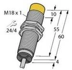 Turck Induktiver Sensor nicht b&uuml;ndig NI8-M18-LIU 1536100