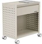 SpeaKa Professional Rollcontainer Hellbraun (B x H x T) 30 x 54.5 x 50 cm...