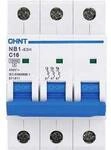 Chint 179877 NB1L Leitungsschutzschalter 3polig 6 A