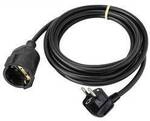 Sygonix SY-4872632 Strom Verl&auml;ngerungskabel 16 A Schwarz 3.00 m H05VV-F 3G 1,5...