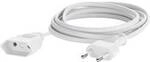 Sygonix SY-5042684 Strom Verl&auml;ngerungskabel 2.5 A Wei&szlig; 2.00 m H03VVH2-F 2X...