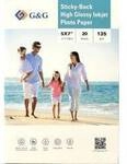 G&G 135GSM-5X7-20 Fotopapier (selbstklebend) 135 g/m&sup2; 20 St.