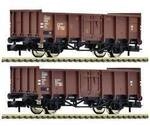 Fleischmann 6660138 N 2-tlg. Set: Offene G&uuml;terwagen, DR