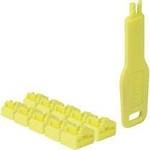LINDY 47900 RJ-45-Portschl&ouml;sser + Schl&uuml;ssel Gelb