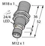 Turck Induktiver Sensor b&uuml;ndig PNP, &Ouml;ffner BI8U-M18-RP6X-H1141 1644750