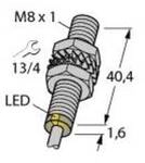 Turck Induktiver Sensor b&uuml;ndig NPN, Schlie&szlig;er BI1,5-EG08-AN6X 4602340
