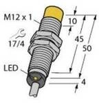 Turck Induktiver Sensor nicht b&uuml;ndig NPN, Schlie&szlig;er NI8U-M12-AN6X 1644120