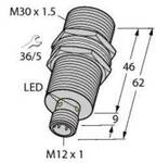 Turck Induktiver Sensor b&uuml;ndig PNP, Schlie&szlig;er BI20U-MT30-AP6X-H1141 1644881