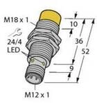 Turck Induktiver Sensor nicht b&uuml;ndig PNP, Schlie&szlig;er NI12U-EM18-AP6X-H1141...