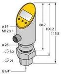 Turck Druckschalter 1 St. PS003A-501-LI2UPN8X-H1141 0 bar bis 2.5 bar 6832811
