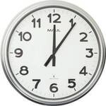 Maul 9056195 Funk Wanduhr 61 cm x 610 mm x 71 mm x 71 mm Silber