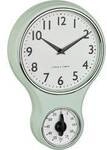 TFA Dostmann 60.3073.20 Quarz, Mechanisch Wanduhr 19.6 cm x 5.8 cm x 30 cm Mint,