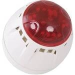 ComPro Kombi-Signalgeber LED Chiasso Razor Rot Blitzlicht, Dauerton 12 V/DC, 24...