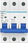 CHINT 179710, Chint 179710 NB1-63 3P C63 6kA DB Leitungsschutzschalter 3polig 63 A