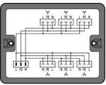 WAGO 899-631/395-000 Verteiler-Box 899 25 A Schwarz 1 St.