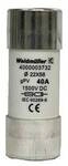 Weidm&uuml;ller 4000003732 FUSE WSFL 22X58 40A 1K5V GPV Feinsicherung Inhalt 10 St.