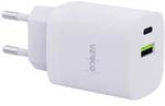 Verico Mojo 30W GaN 2 USB Ladeger&auml;t 30 W 1x USB-A, 1x USB-C&reg; Wei&szlig; Innenbereich