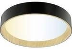 Brilliant G81090/76 Deckenleuchte LED 39cm Deckenleuchte Holz (hell), Schwarz