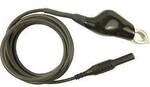 Cliff CIH22105 Messleitung Stecker 4 mm Abgreifklemmen 2.00 m Schwarz 1 St.