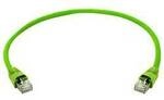 Teleg&auml;rtner 100008108 RJ45 Patchkabel CAT 6a SF/UTP 0.5 m Gr&uuml;n mit