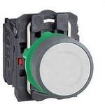 Schneider Electric XB5AA15C0 Drucktaster, kompl, Kunststoff, tastend, weiss,...