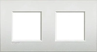 LEGRAND LNE4802M2PR, Legrand Rahmen Living&Light Wei&szlig; LNE4802M2PR 1 St.