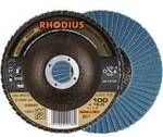 Rhodius 209665 LSZ F2 F&auml;cherschleifscheibe Edelstahl, Stahl 10 St.