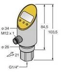 Turck Druckschalter 1 St. PS016V-301-2UPN8X-H1141 -1 bar bis 16 bar 6833317