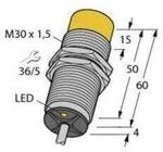 Turck Induktiver Sensor nicht b&uuml;ndig PNP, Schlie&szlig;er NI20U-EM30-AP6X 1646300