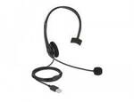 Delock 27177 On Ear Headset kabelgebunden Schwarz Headset Telefon
