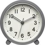 TFA Dostmann 60.1043.10 Quarz Wecker Grau Alarmzeiten 1 Leisegang-Uhrwerk