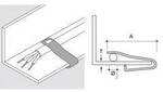 ABB E-Klips LM-811 Tr&auml;gerklammer Tr&auml;gerbefestigungsclip f&uuml;r Kabel...
