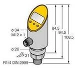 Turck Druckschalter 1 St. PS400R-310-2UPN8X-H1141 0 bar bis 400 bar 6833526