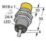 Turck Induktiver Sensor nicht b&uuml;ndig NAMUR NI10-EG18-Y1X/S100 7M 4012006