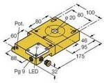 Turck Induktiver Sensor PNP, Wechsler NI20R-S32SR-VP44X 1440001