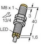 Turck Induktiver Sensor nicht b&uuml;ndig PNP, Schlie&szlig;er NI3-EG08-AP6X 4602740