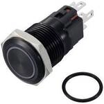 TRU COMPONENTS TC-12647448 Druckschalter 250 V/AC 3 A 1 x Aus/(Ein) IP65 Rot rastend