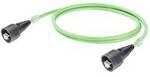 Weidm&uuml;ller 1106010000 RJ45 Patchkabel CAT 5e SF/UTP 1.00 m Gr&uuml;n Flammwidrig,