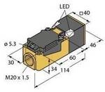 Turck Induktiver Sensor nicht b&uuml;ndig PNP, Schlie&szlig;er NI25U-CP40-AP6X2 1623700