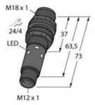 Turck Einweg-Lichtschranke S18-2NAEL-Q8 3042192 1 St.