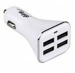 Akyga USB Ladeger&auml;t 34 W 4x USB-A Wei&szlig; KFZ AK-CH-09