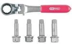 KS Tools 918.3500 1/2 Bremssattel Spezial-Steckschl&uuml;ssel- Satz, 5-tlg