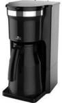 Lentz Kaffeemaschine mit Isolierkanne 1 Liter schwarz Kaffeemaschine Schwarz