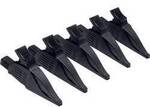 Chauvin Arnoux P01102099 Krokodilklemme Stecker 4 mm CAT III, CAT IV Schwarz