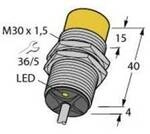 Turck Induktiver Sensor nicht b&uuml;ndig NAMUR NI15-G30-Y2X 7M 4020601
