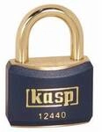 Kasp K12440BLUA1 Vorh&auml;ngeschloss 40 mm gleichschlie&szlig;end Goldgelb Schl&uuml;sselschloss